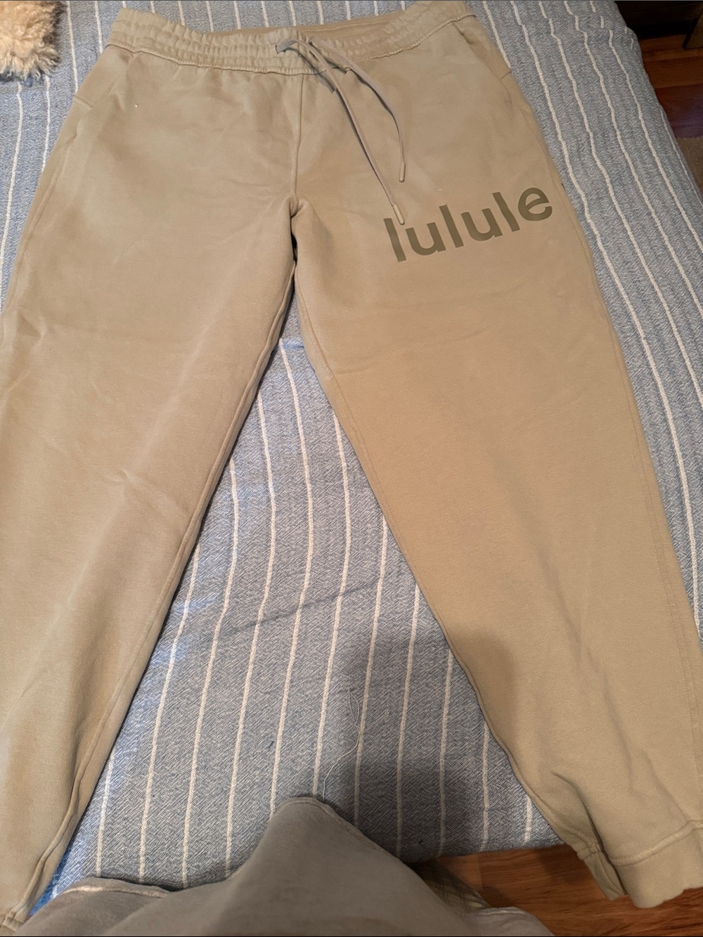 lululemon athletica Kids Khaki/Tan Logo Joggers